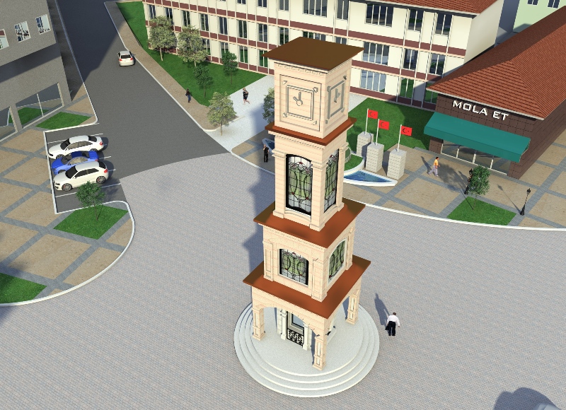 Saat Kulesi - Emirdağ Kent Meydanı Saat Kulesi 66