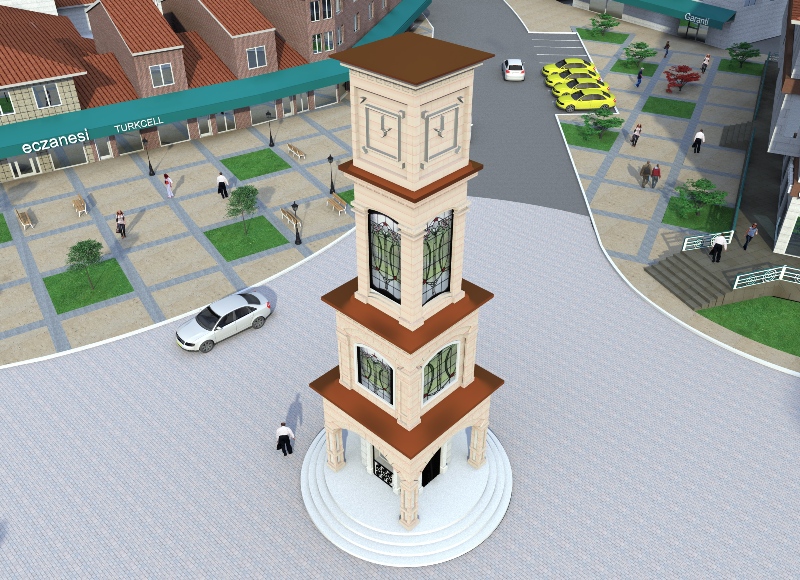 Saat Kulesi - Emirdağ Kent Meydanı Saat Kulesi 67