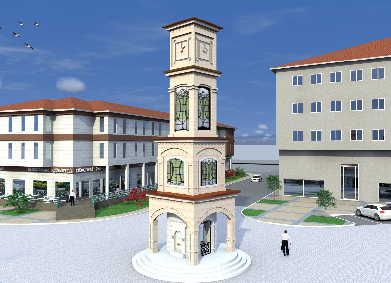 Saat Kulesi - Emirdağ Kent Meydanı Saat Kulesi 62