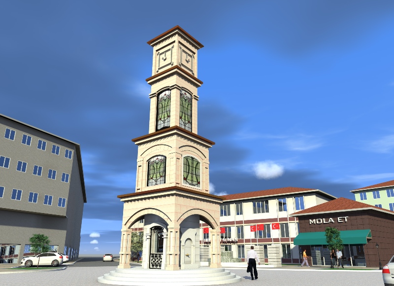 Saat Kulesi - Emirdağ Kent Meydanı Saat Kulesi 65